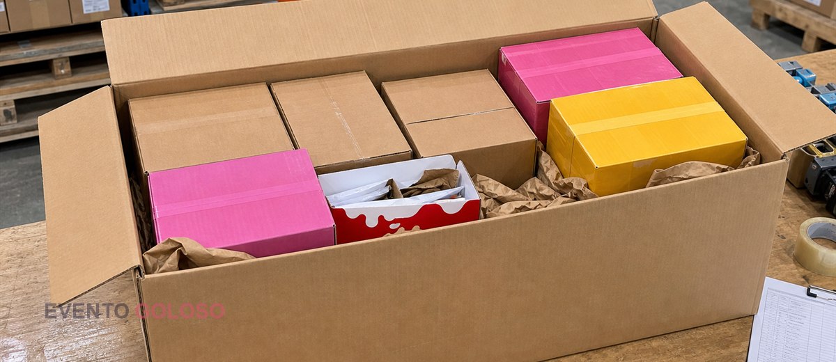 Party Box XL — pack grande de dulces y snacks para comuniones y eventos de 25 a 35 personas